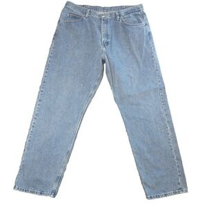 Wrangler Jeans Men's 36x31 Blue Relaxed Fit Premium Quality Denim 97601VR Chore